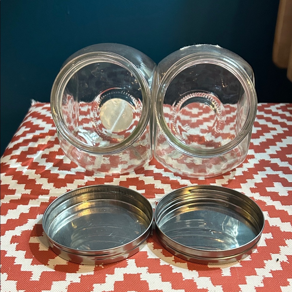 Glass Storage Jars with Black Lids - Picture 6 of 6